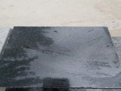 天辰平台芝麻黑石材铺装的施工工序